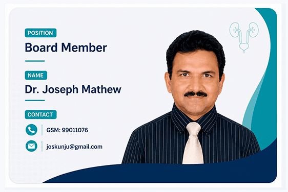 Dr. Joseph Mathew - Board Member
